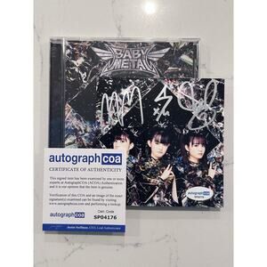 AUTOGRAPHED SIGNED Babymetal Metal Forth Su Metal CD COA ACOA #12